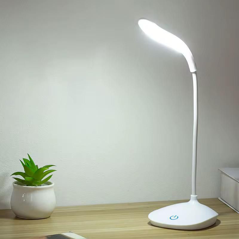 Rechargeable LED Study Lamp with Touch Control – Eye-Caring, Foldable & 360° Adjustable