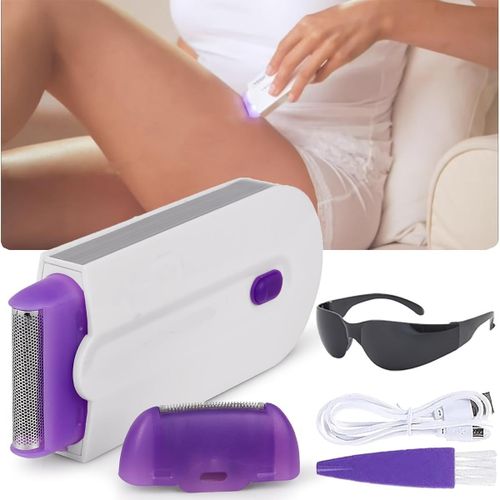 Silky Smooth Painless Hair Remover – USB Rechargeable Laser Epilator for Women