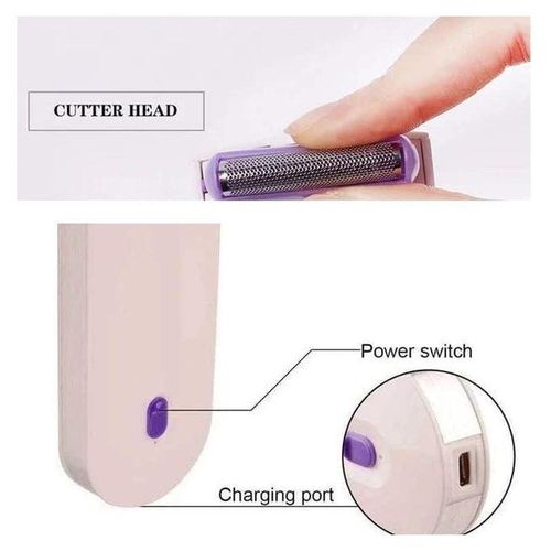 Silky Smooth Painless Hair Remover – USB Rechargeable Laser Epilator for Women