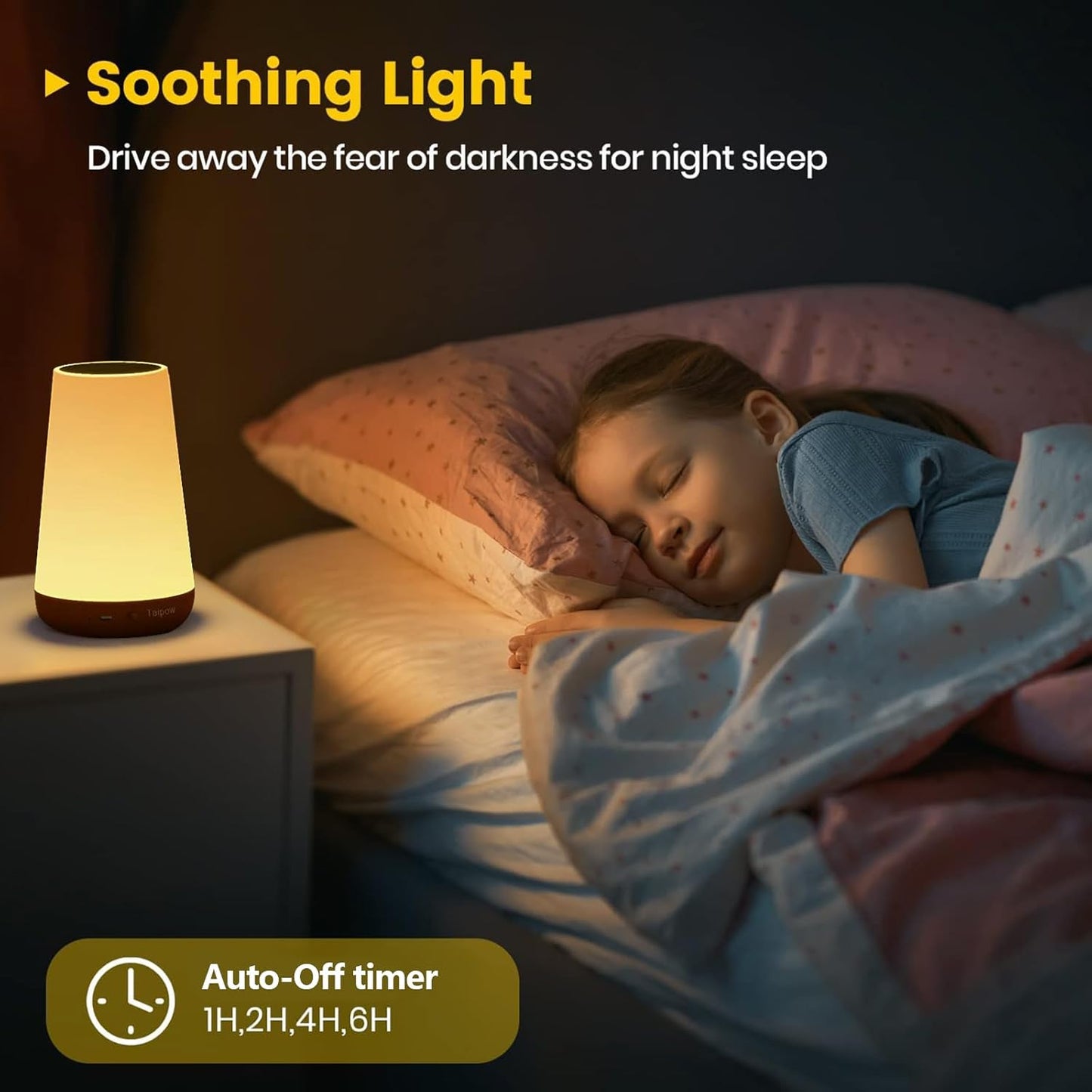 13 Colour Rechargeable LED Night Light with Remote – Customizable Mood Lamp