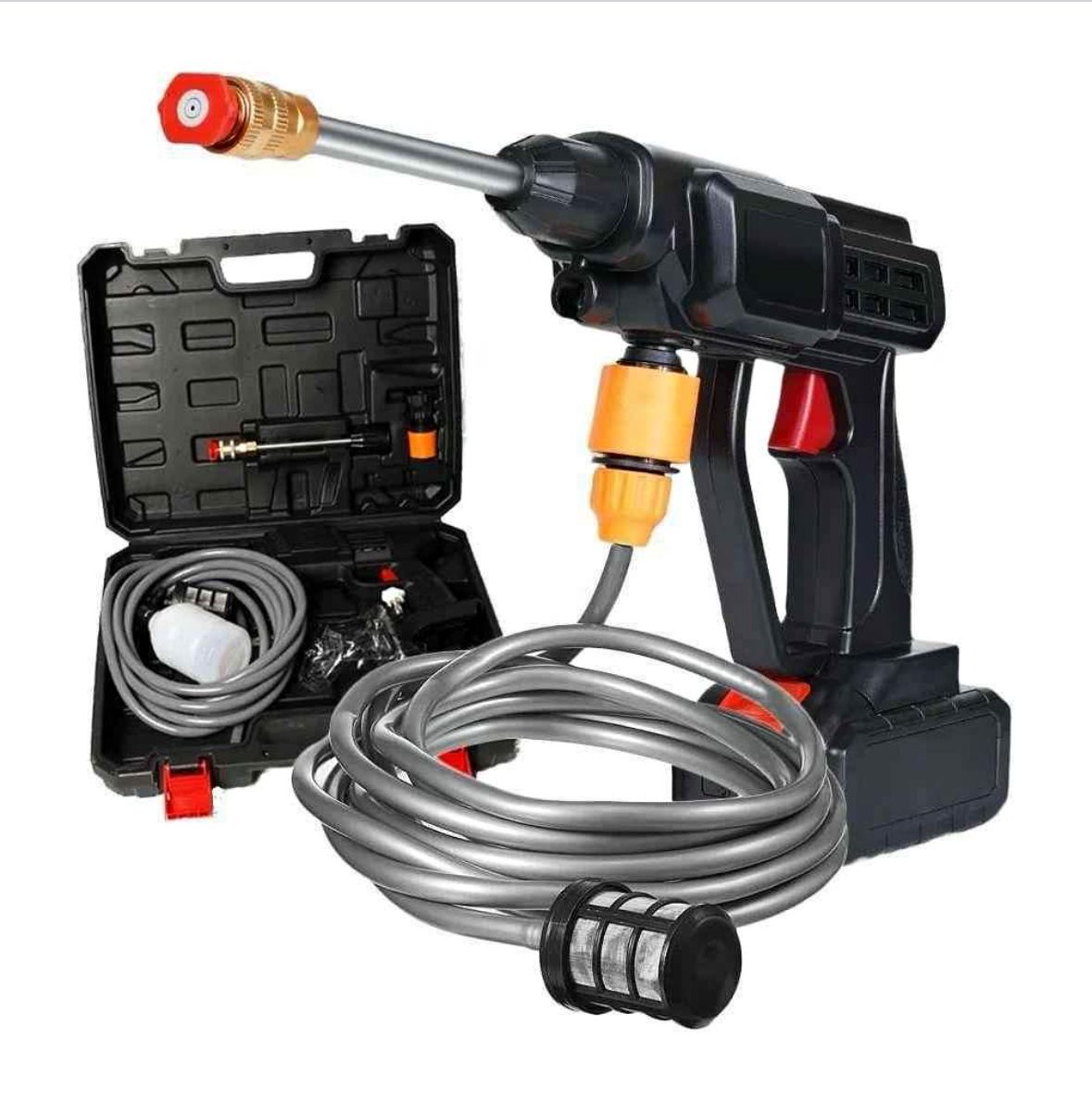 High Power Wireless Car Wash Gun – Cordless Electric Pressure Cleaner & Fumigation Spray