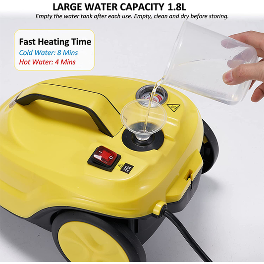 High Pressure Steam Cleaning Machine for Carpet Curtains Fabric Sofa Household Car Kitchen Steam Vacuum Cleaner