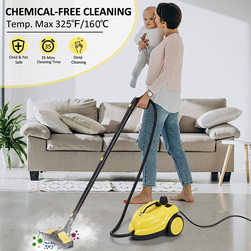 High Pressure Steam Cleaning Machine for Carpet Curtains Fabric Sofa Household Car Kitchen Steam Vacuum Cleaner