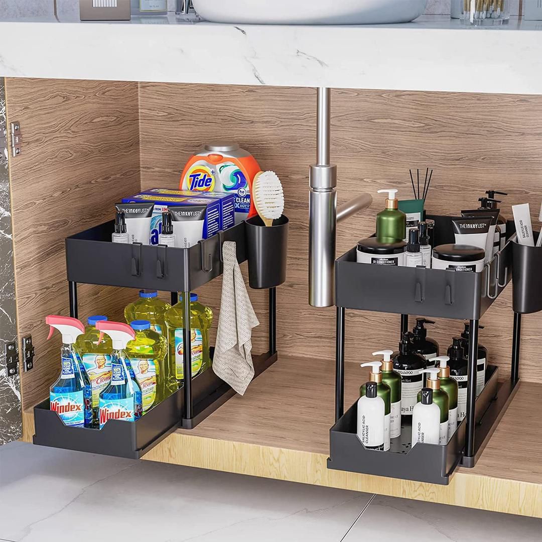 2 tier Under sink/under shelve organizer