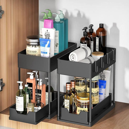 2 tier Under sink/under shelve organizer
