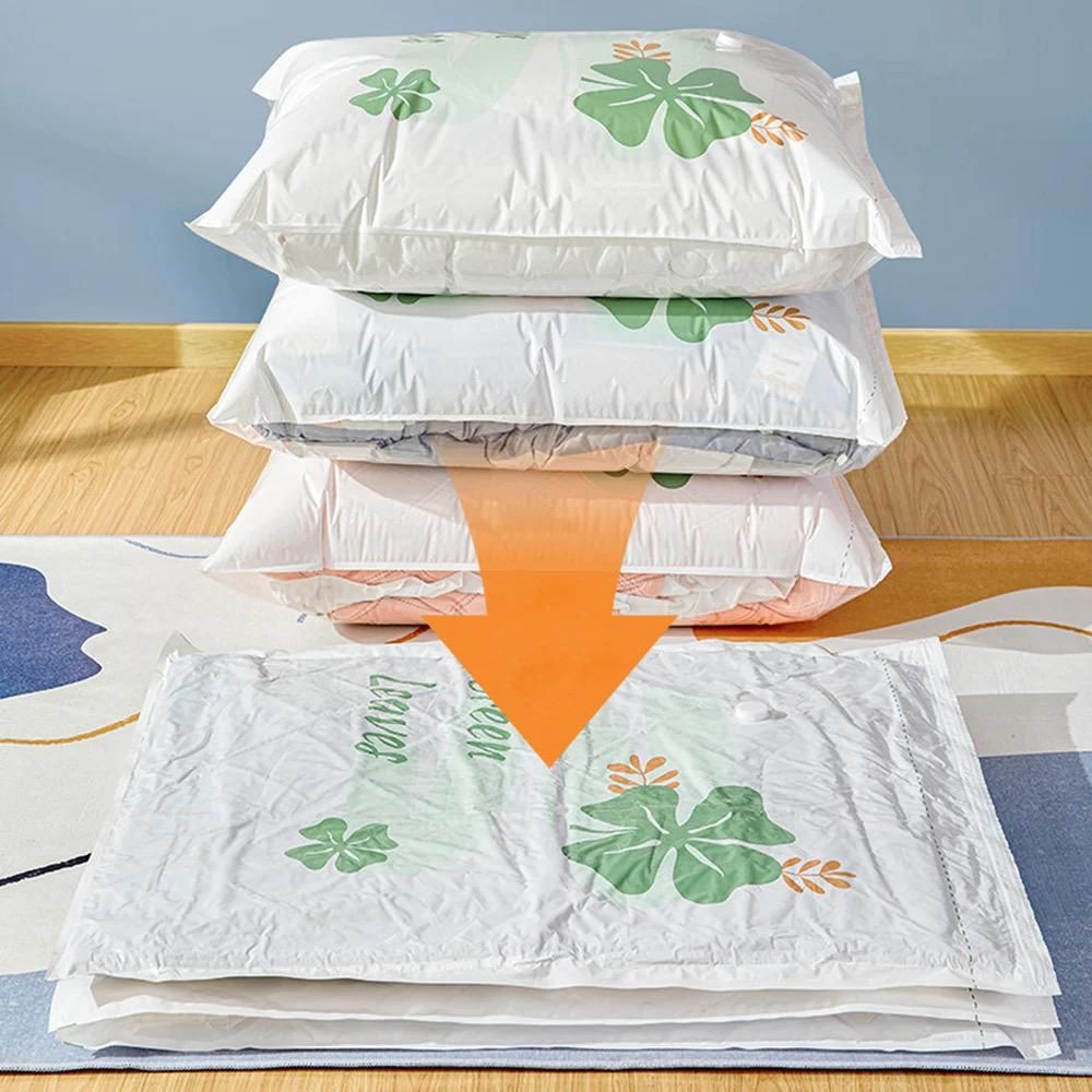 5-Piece Vacuum Storage Bags Set with Electric Pump – Space-Saving Compression Bags for Clothes, Bedding & Travel