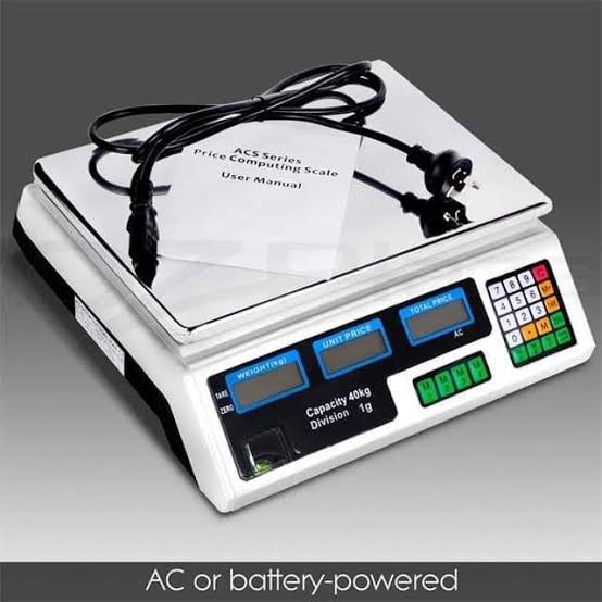 Digital weighing scale