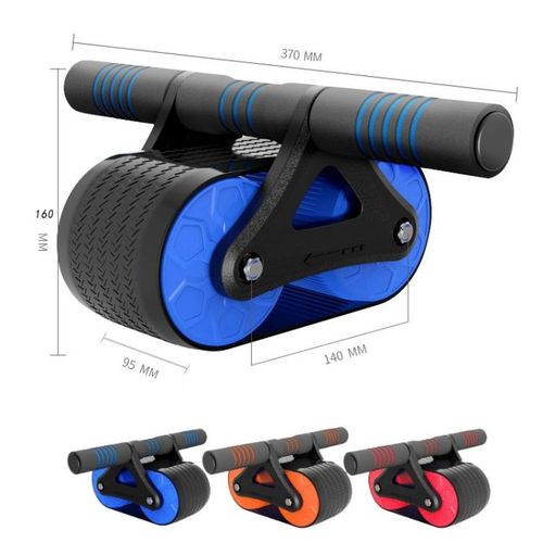 Automatic Rebound Belly Wheel | Double Roller Core & Abs Trainer